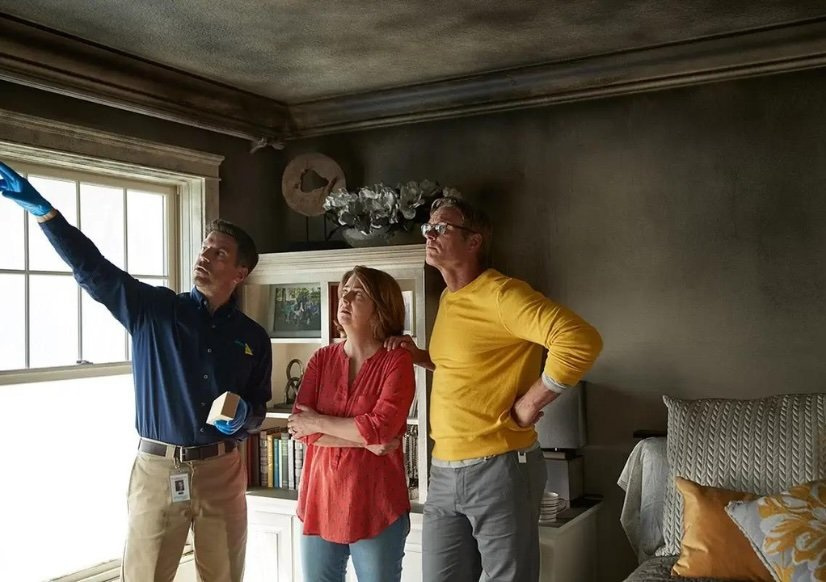 Smoke damage cleanup and odor treatment work in Ogden, Utah.